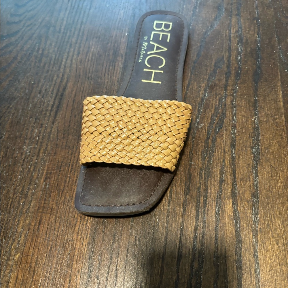Tan Woven Sandals